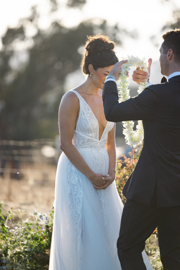 Wedding ceremony at Carneros Resort and Spa
