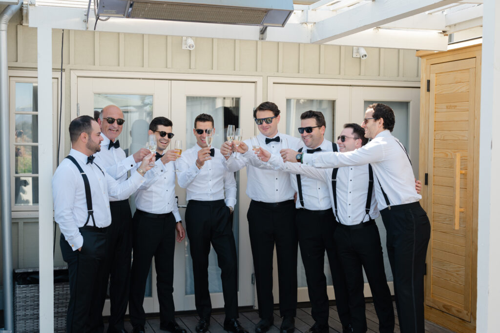 Groomsmen at Carneros Resort and Spa wedding