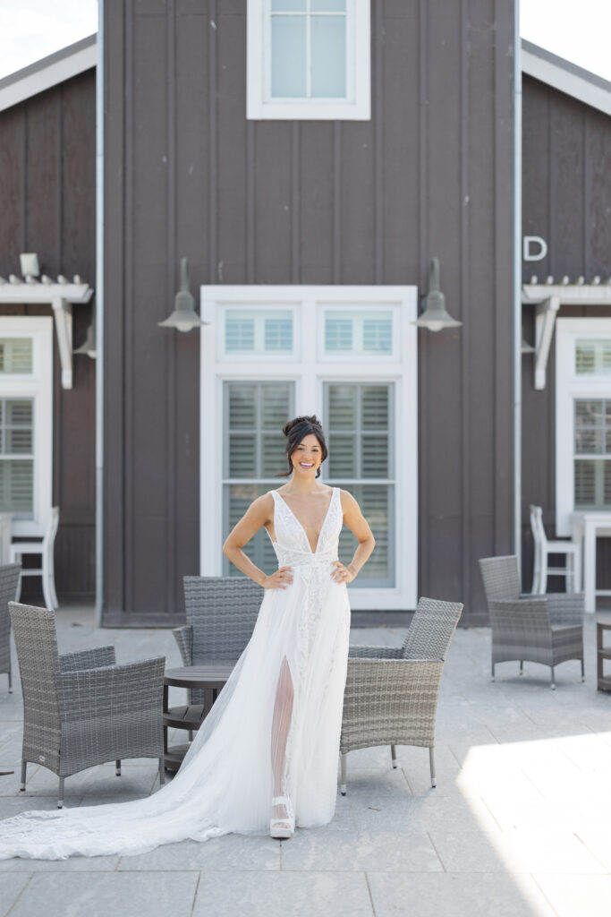 Bride portrait at Carneros Resort and Spa wedding